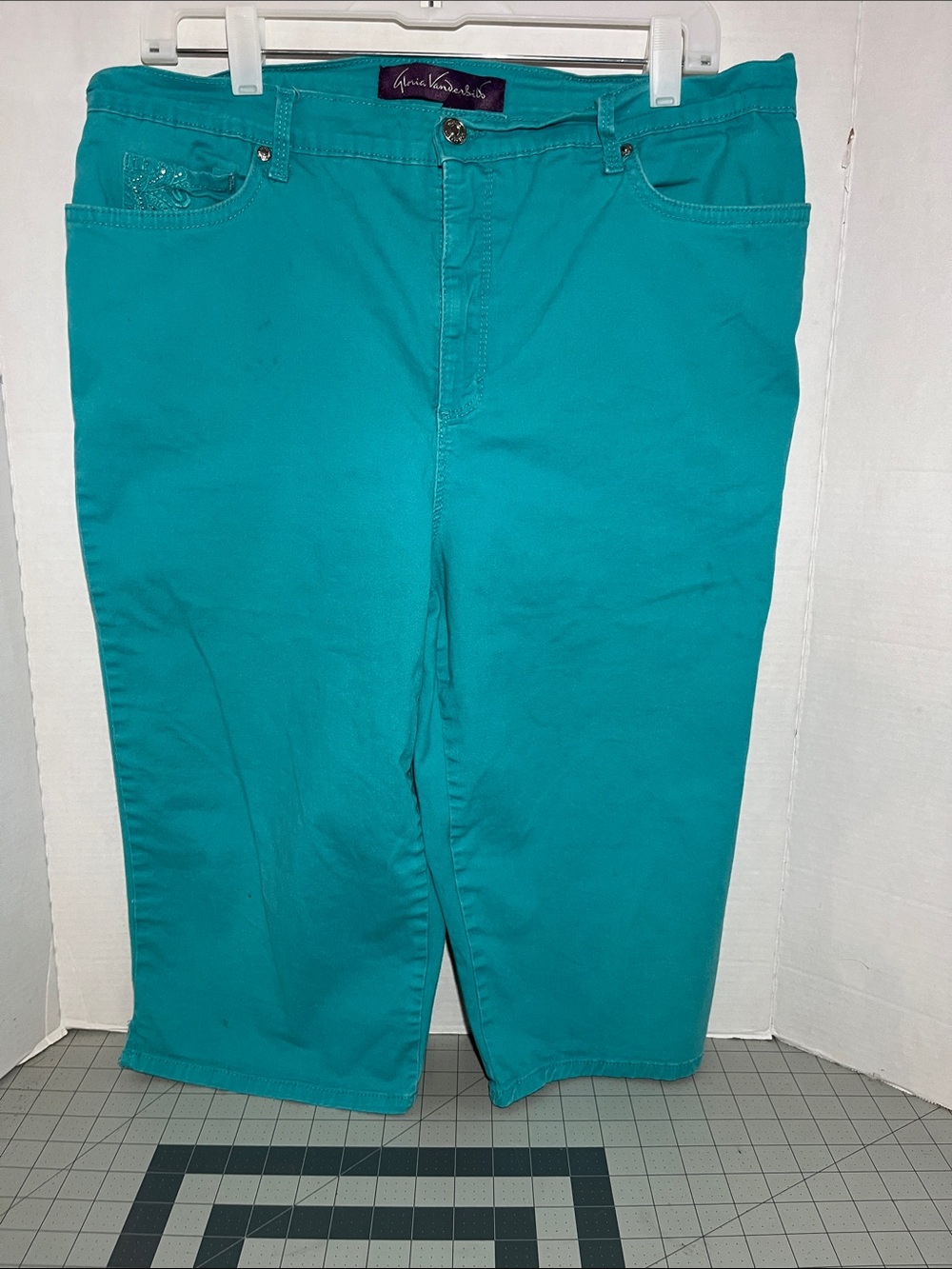 Gloria Vanderbilt Teal Women's Jean Shorts